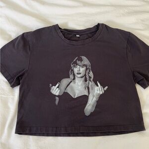 Taylor Swift “Middle Finger” Crop Top